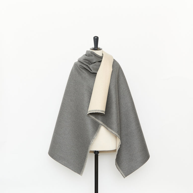 T25B14489 | Drap Bicolore et Séparable en Cachemire  - vue 2