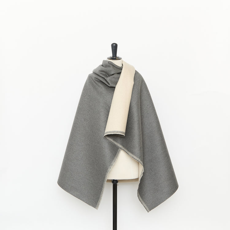 T25B14489 | Drap Bicolore et Séparable en Cachemire  - vue 2
