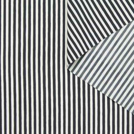 T25B14660 | Striped Cotton & Silk Poplin