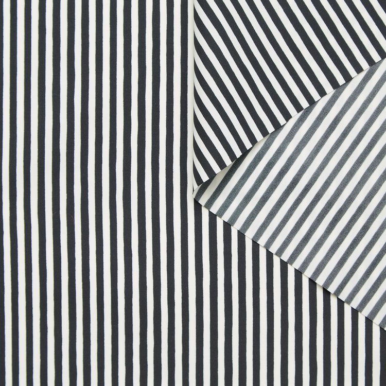 T25B14660 | Striped Cotton &amp; Silk Poplin - view 1