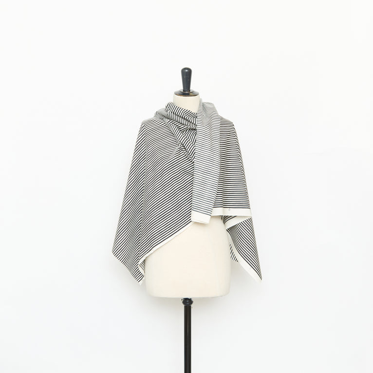 T25B14660 | Striped Cotton &amp; Silk Poplin - view 2