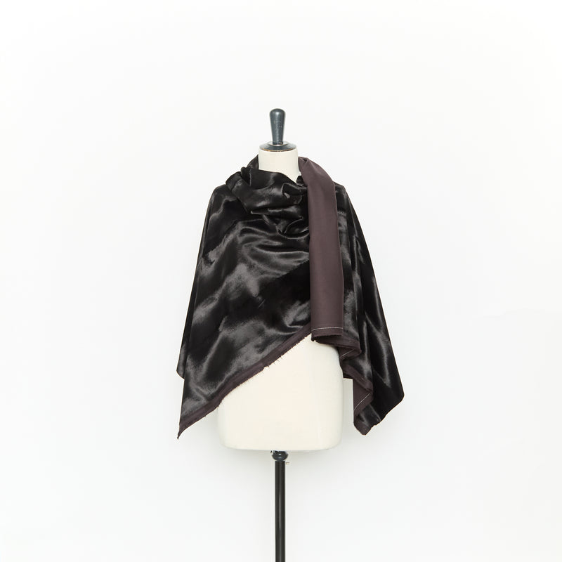 T25D14756 | Velours à Poils Longs en Coton et Viscose