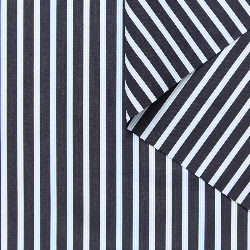 T25D14763 | Popeline Rayée en Coton