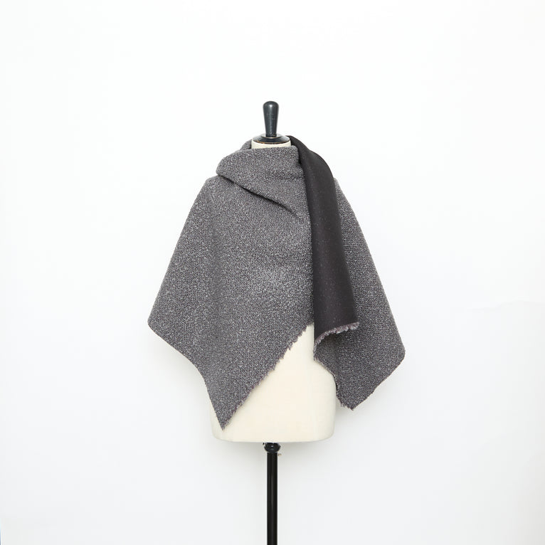T25D14777 | Fused Bouclé Virgin Wool Drap - view 2