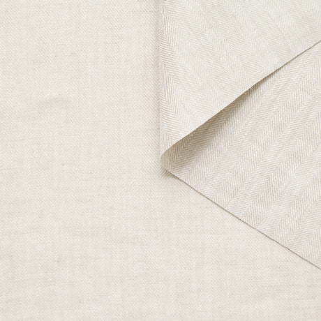 T25F14403 | Toile Bicolore à Chevrons en Lin