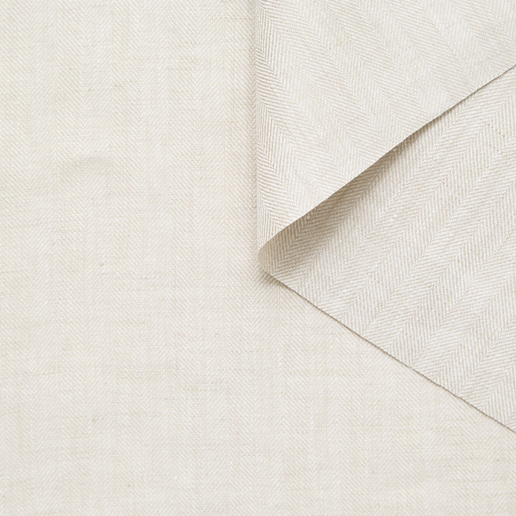 T25F14403 | Toile Bicolore à Chevrons en Lin - vue 1