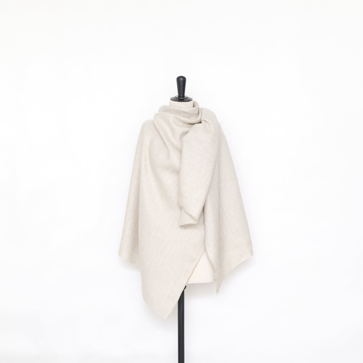 T25F14403 | Toile Bicolore à Chevrons en Lin