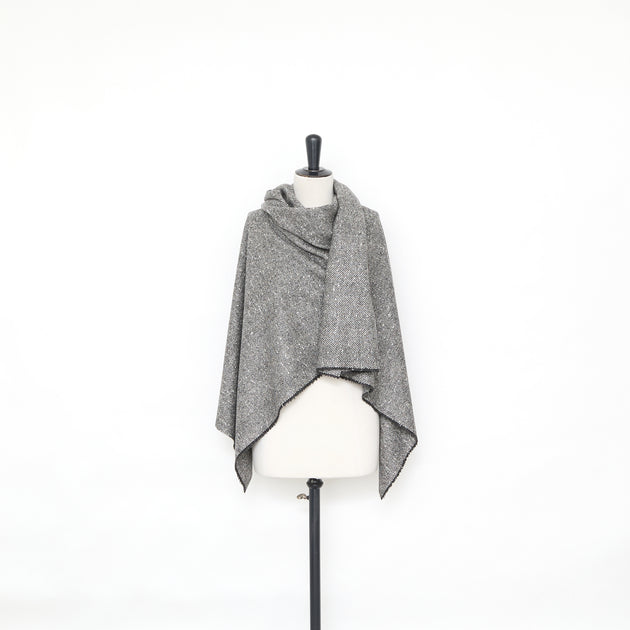 T25F14419 | Drap à Chevrons en Cachemire