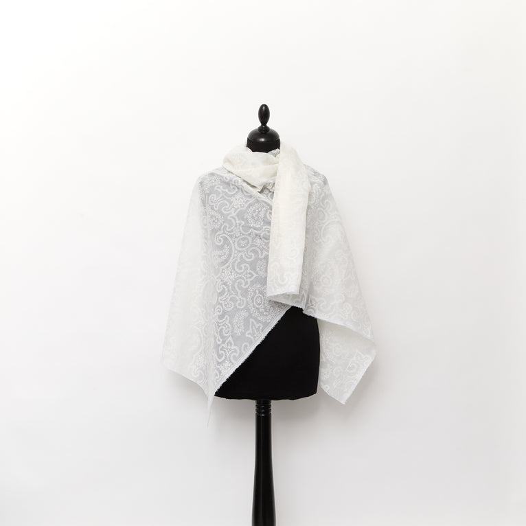 T25G11741 | Paisley avec Gomme sur Voile de Coton - vue 2
