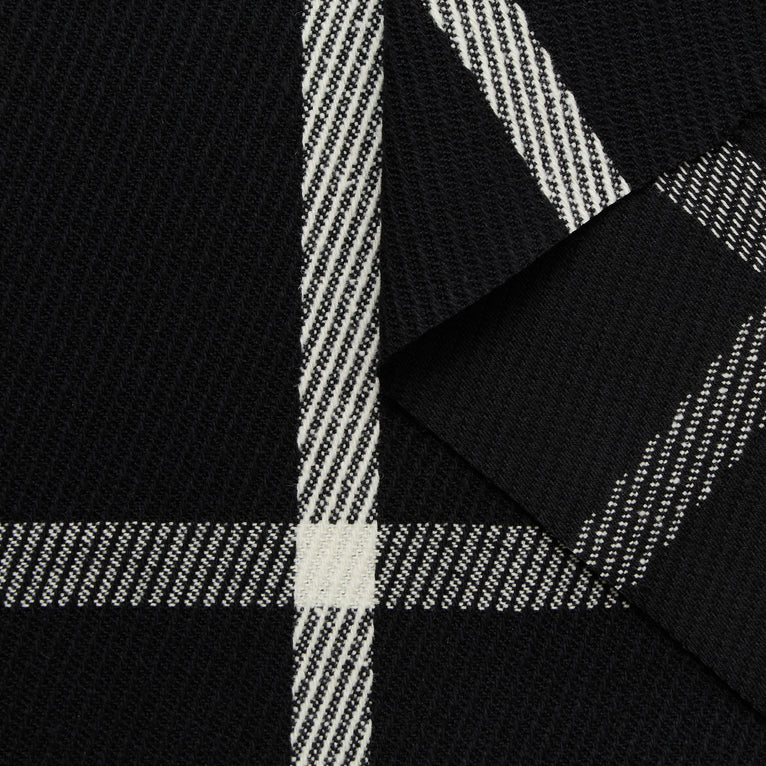 T25G11747 | Tweed à Carreaux en Laine Vierge - vue 1
