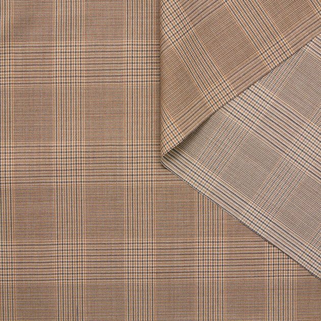 T25J12947 | Stretch Virgin Wool Prince of Wales