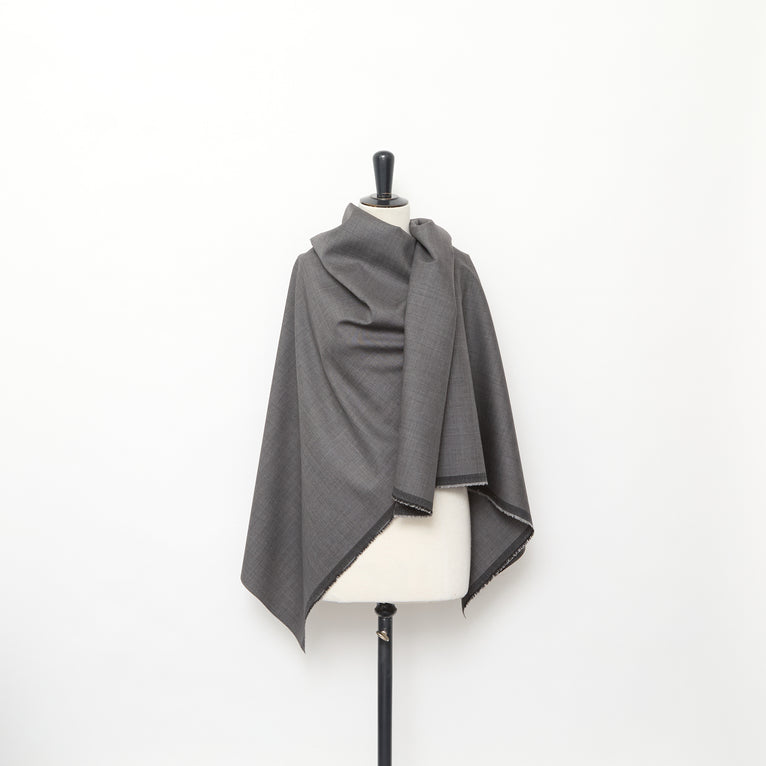 T25J12955 | Gabardine Chinée de Laine Vierge - vue 2