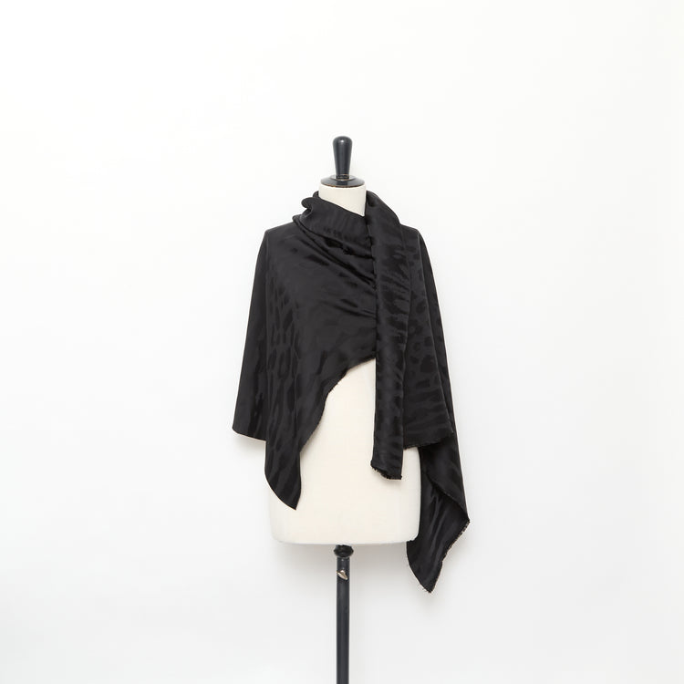 T25J12961 | Jacquard Viscose Léopard - vue 2
