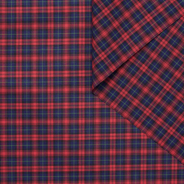 T25J12982 | Popeline de Coton Tartan