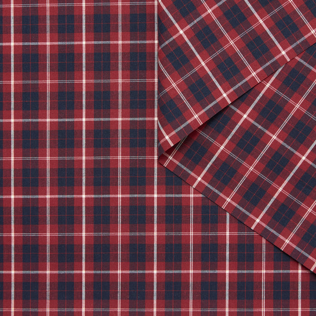T25J12992 | Popeline de Coton Tartan