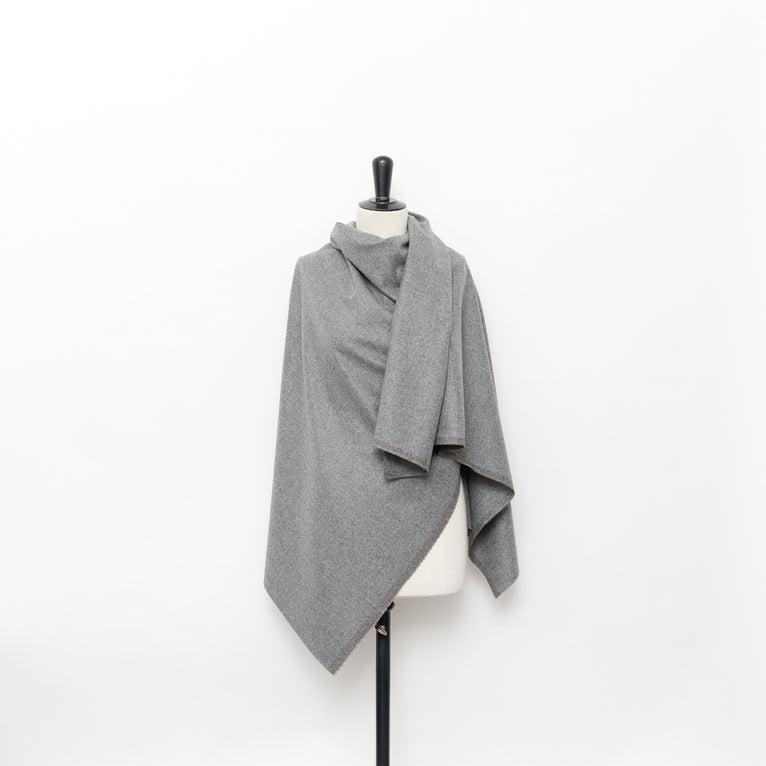 T25J13009 | Flanelle de Laine Vierge Chinée - vue 2