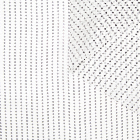 T25J13052 | Mousseline de Soie à Pois Imprimés