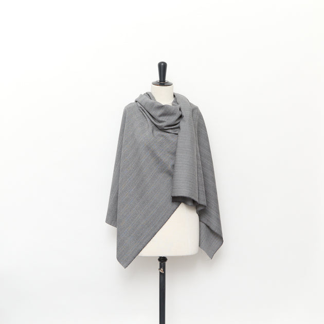 T25J13055 | Twin Stripe Virgin Wool Herringbone