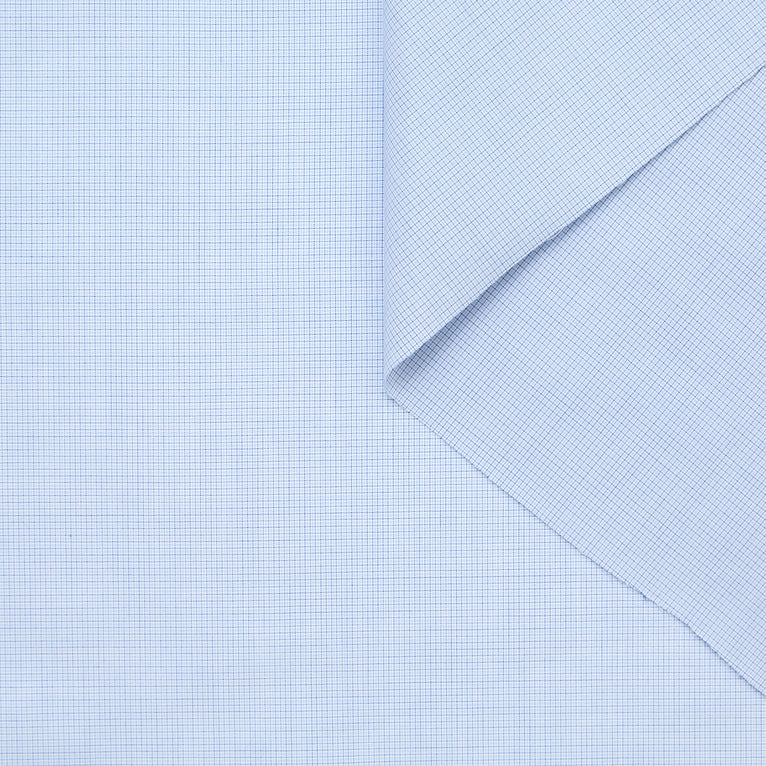 T25K11436 | Micro Checked Cotton Poplin - view 1