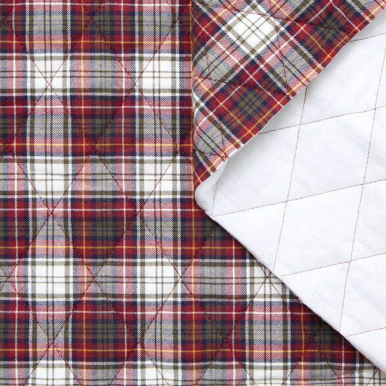 T25K11439 | Quilted Tartan Cotton Flannel - view 1