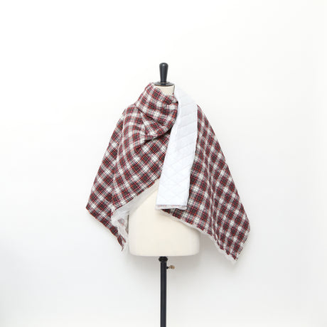  Flanelle Tartan Matelassée en Coton
