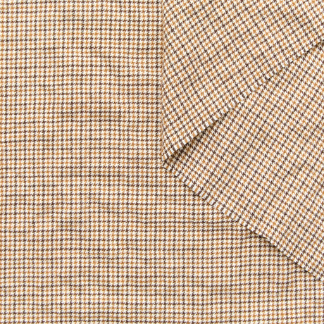T25K11442 | Wool & Cotton Houndstooth Seersucker