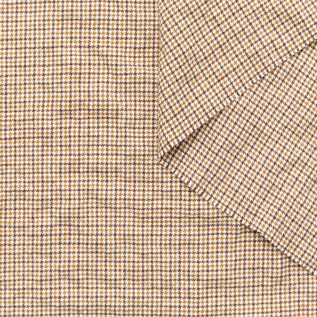 T25K11442 | Pied de Poule Seersucker Laine & Coton 