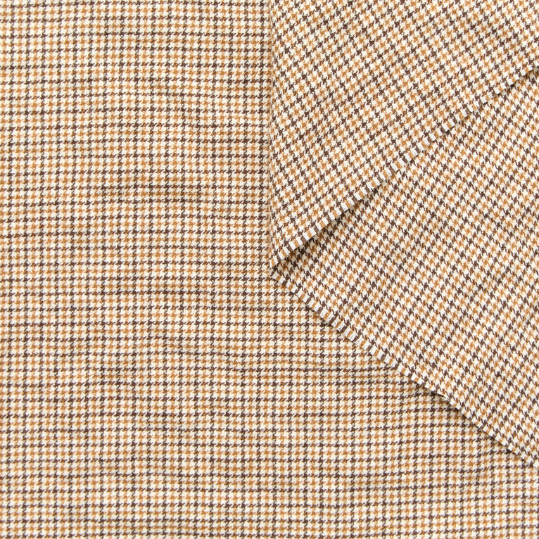 T25K11442 | Wool &amp; Cotton Houndstooth Seersucker - view 3