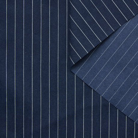 T25K11445 | Denim Rayé en Coton