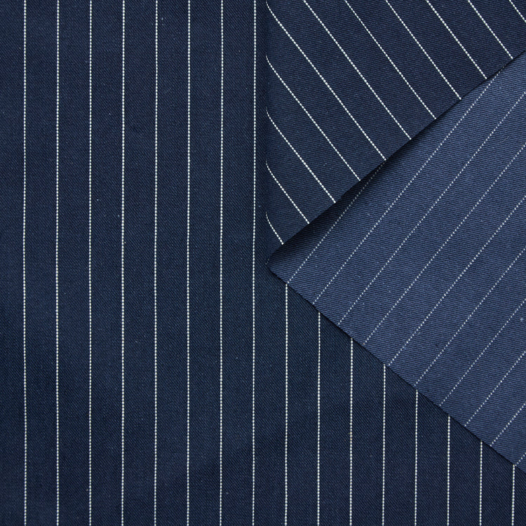 T25K11445 | Denim Rayé en Coton - vue 1