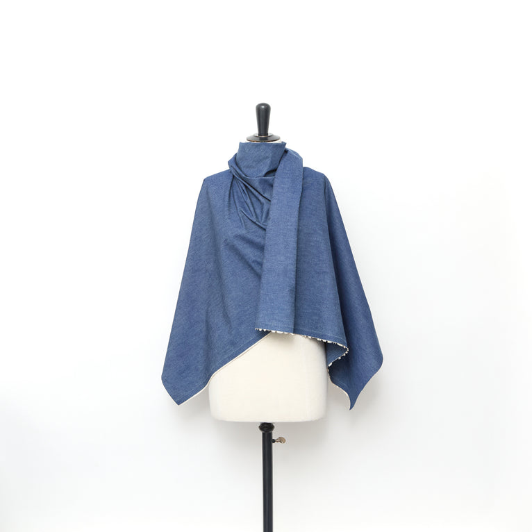 T25K11447 | Double Face Melange Cotton Chambray - view 2