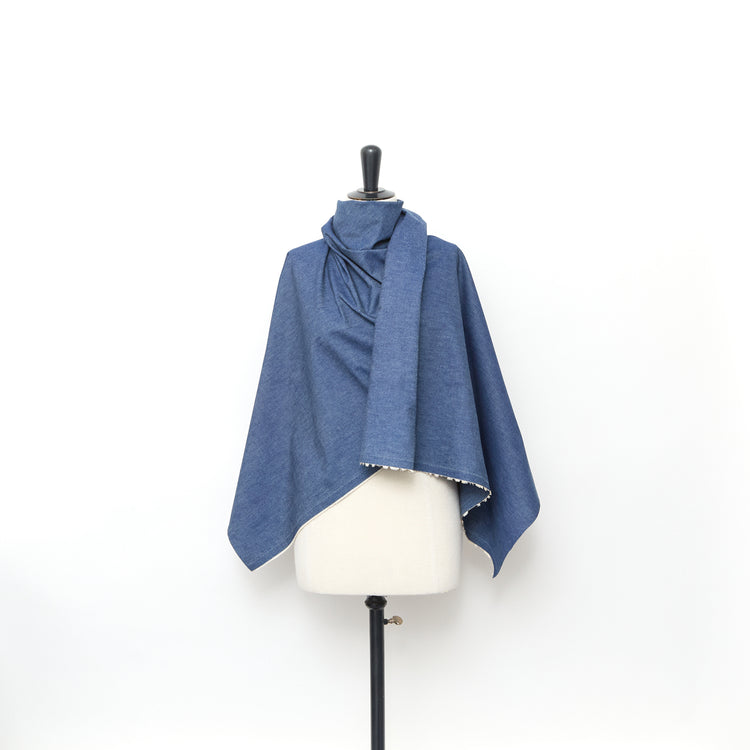 T25K11447 | Double Face Melange Cotton Chambray - view 2