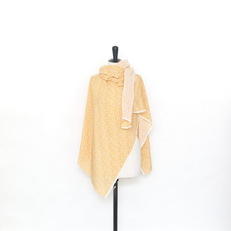  Crepe de chine en soie imprimé marguerite
