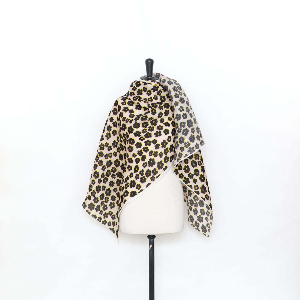 T25L13412 | Gaze Cloqué Imprimé Fleurs