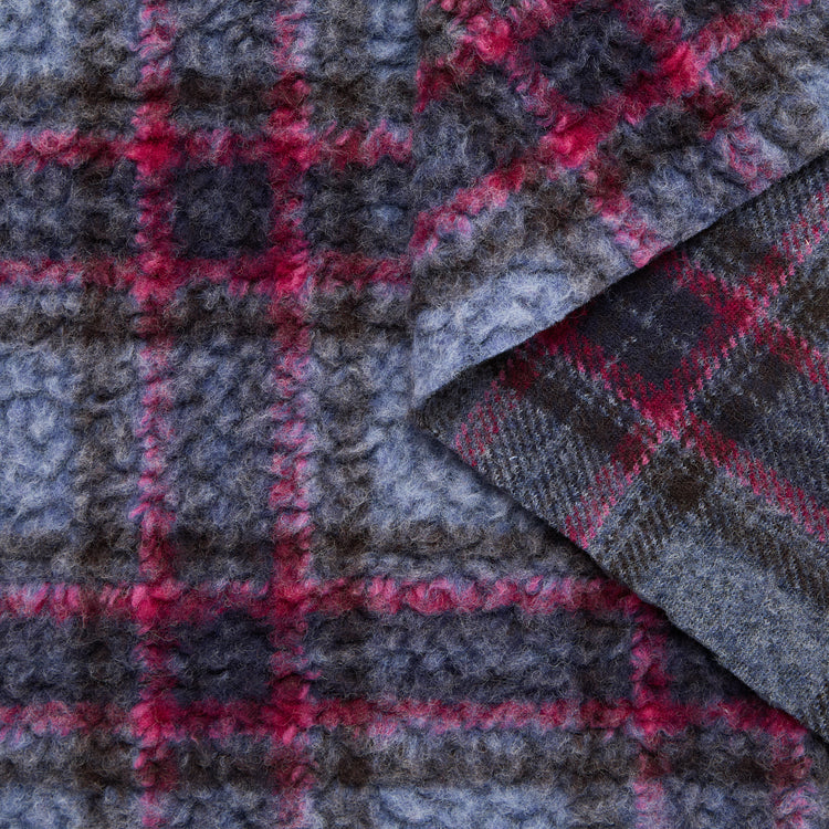 T25M11890 | Teddy Bouclé Tartan - vue 1