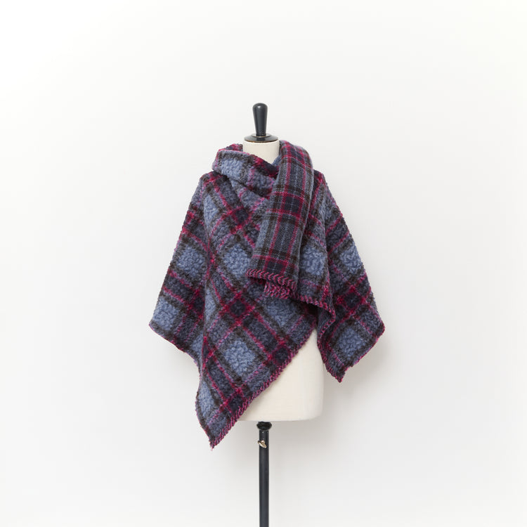 T25M11890 | Teddy Bouclé Tartan - vue 2