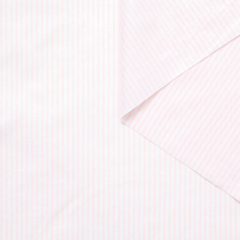 T25M11905 | Popeline de Coton Jacquard à Rayures - vue 1