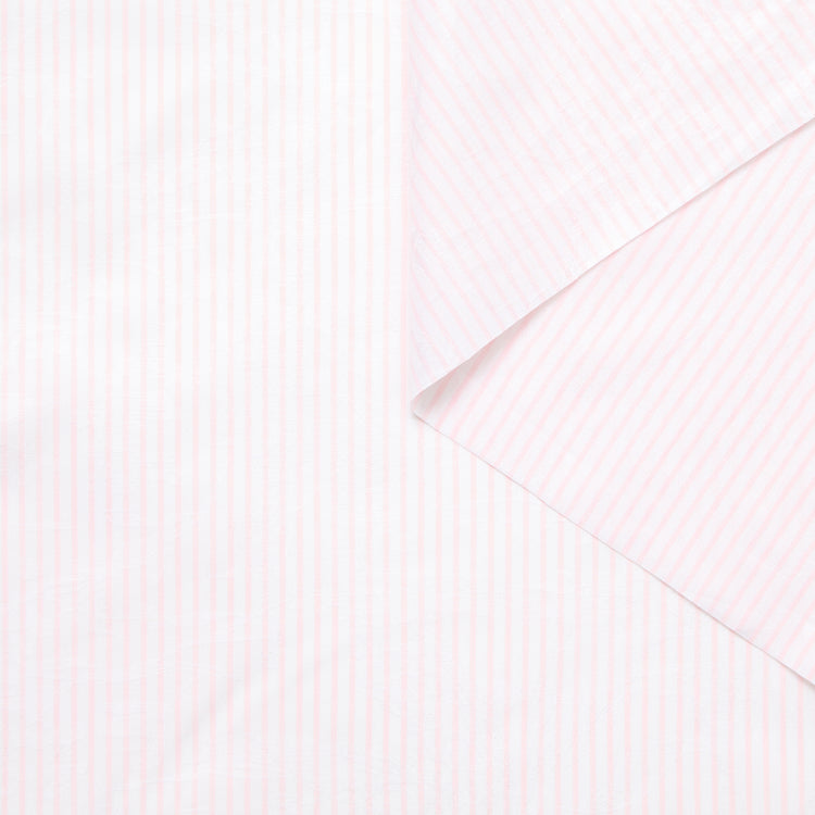 T25M11905 | Popeline de Coton Jacquard à Rayures - vue 1