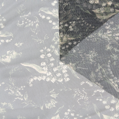 T25M11924 | Tulle Imprimé Muguet