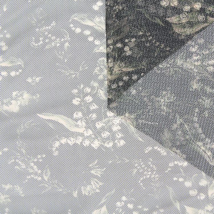T25M11924 | Tulle Imprimé Muguet - vue 1