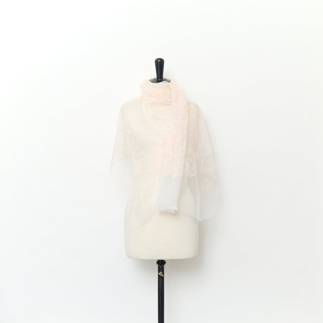 T25M11927 | Embroidered Lily Tulle
