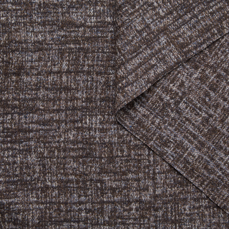 T25M11945 | Tweed en Cachemire Motifs Jacquard - vue 1