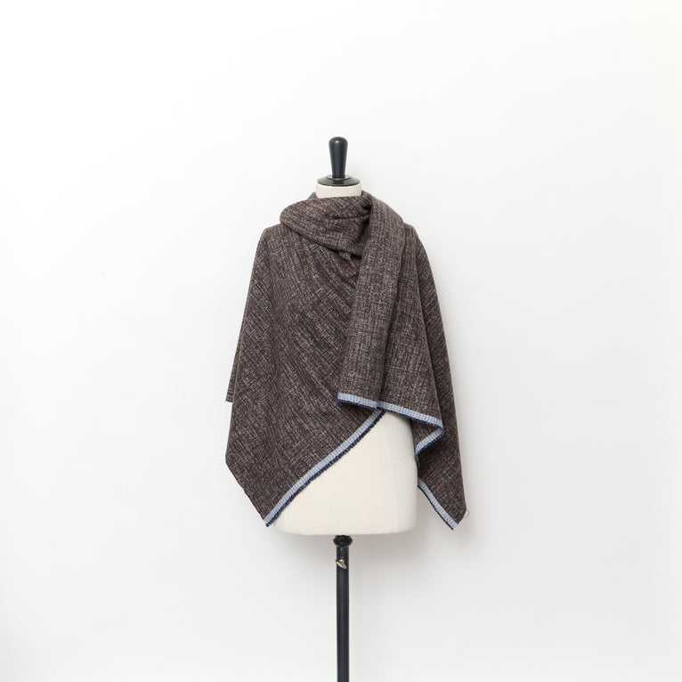 T25M11945 | Tweed en Cachemire Motifs Jacquard - vue 3