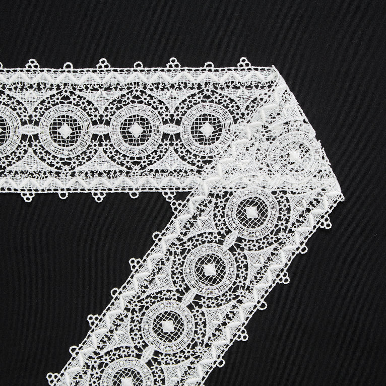 T25M12171 | Gallon Médaillons en Cotton 6cm - vue 1