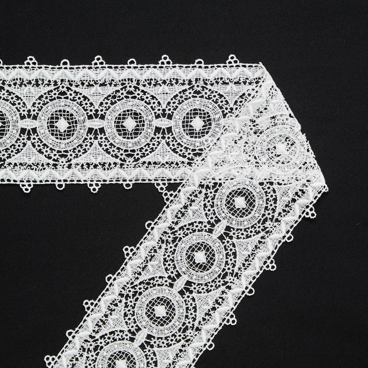 T25M12171 | Gallon Médaillons en Cotton 6cm - vue 1