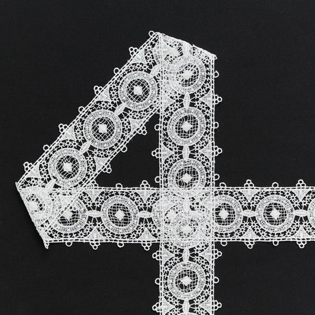 T25M12172 | Gallon Médaillons en Cotton 4cm