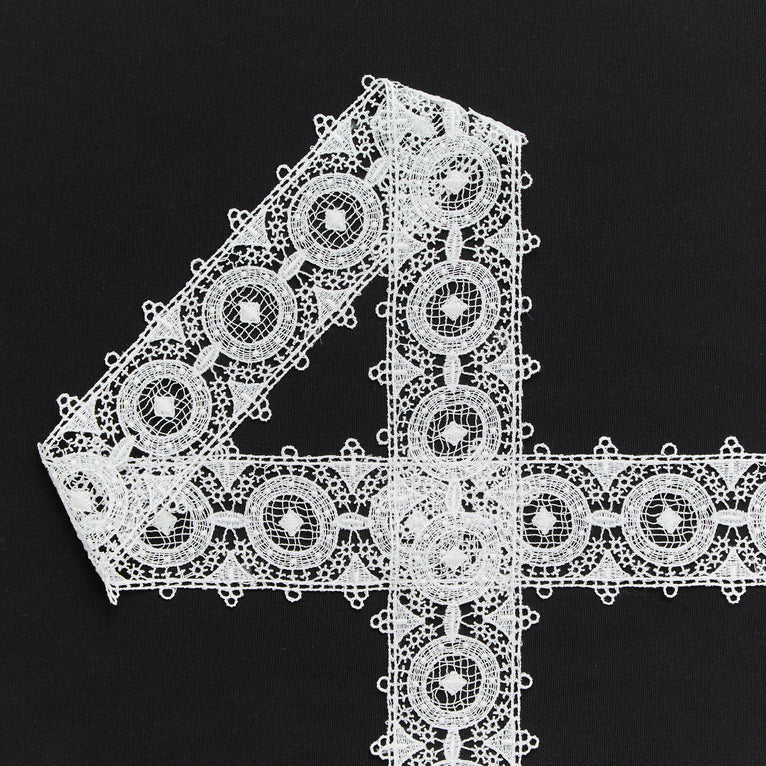T25M12172 | Gallon Médaillons en Cotton 4cm - vue 1