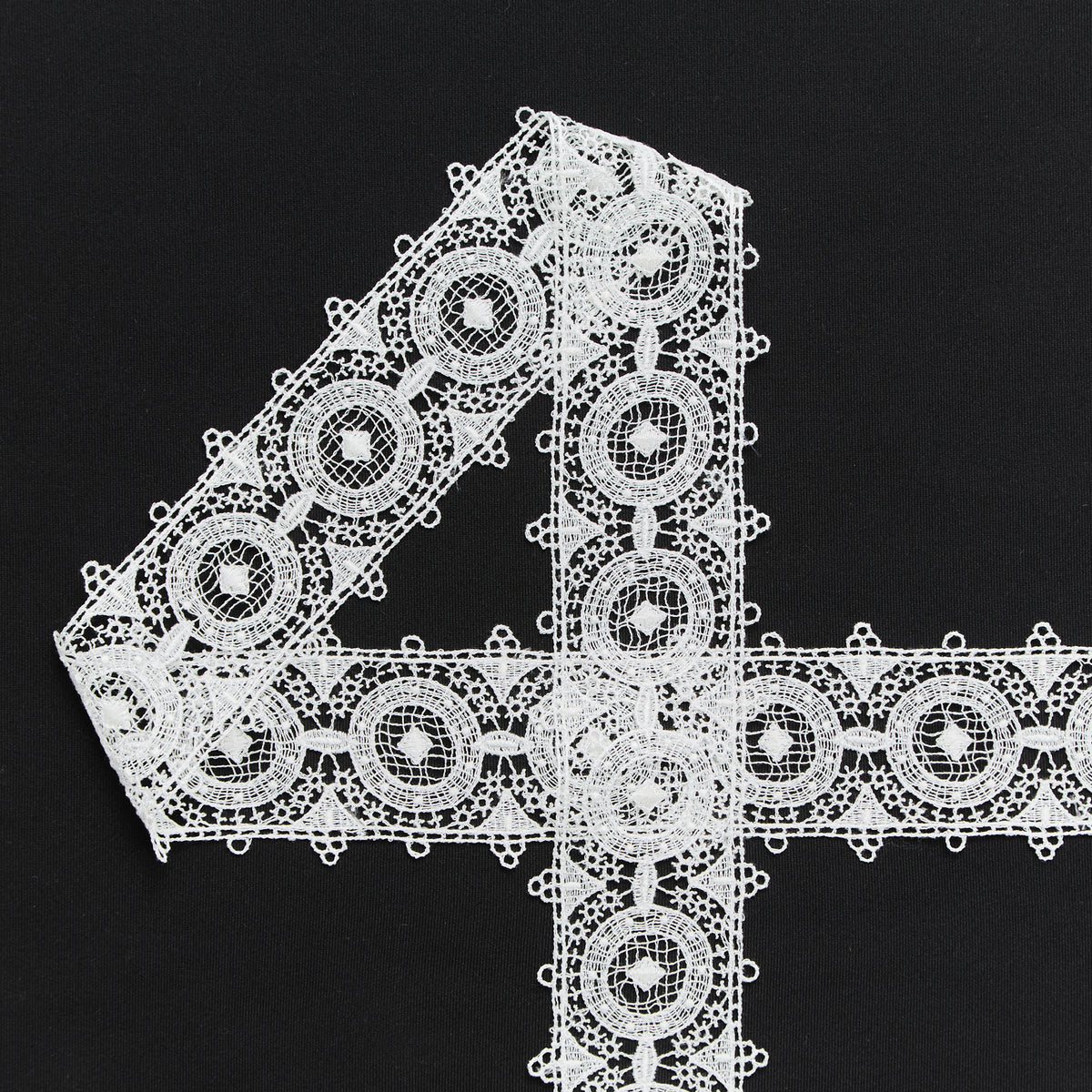 T25M12172 | Gallon Médaillons en Cotton 4cm