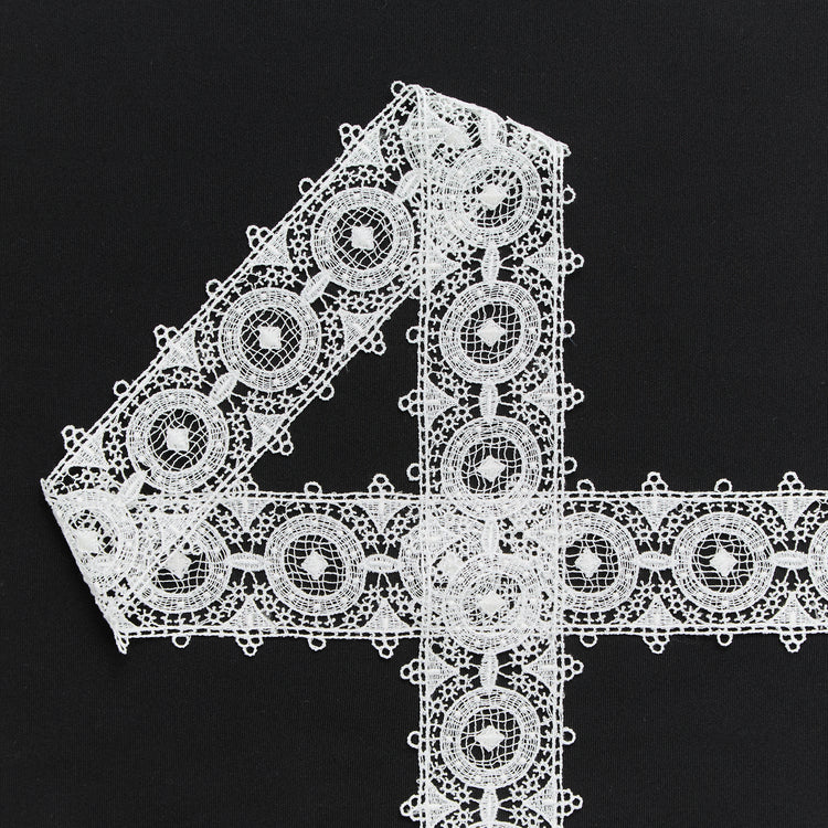 T25M12172 | Gallon Médaillons en Cotton 4cm - vue 1