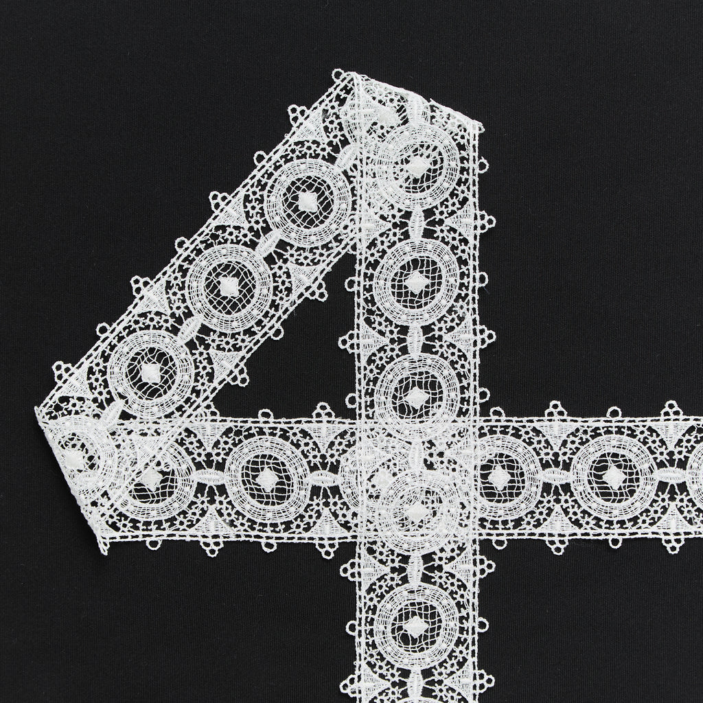 T25M12172 | Gallon Médaillons en Cotton 4cm